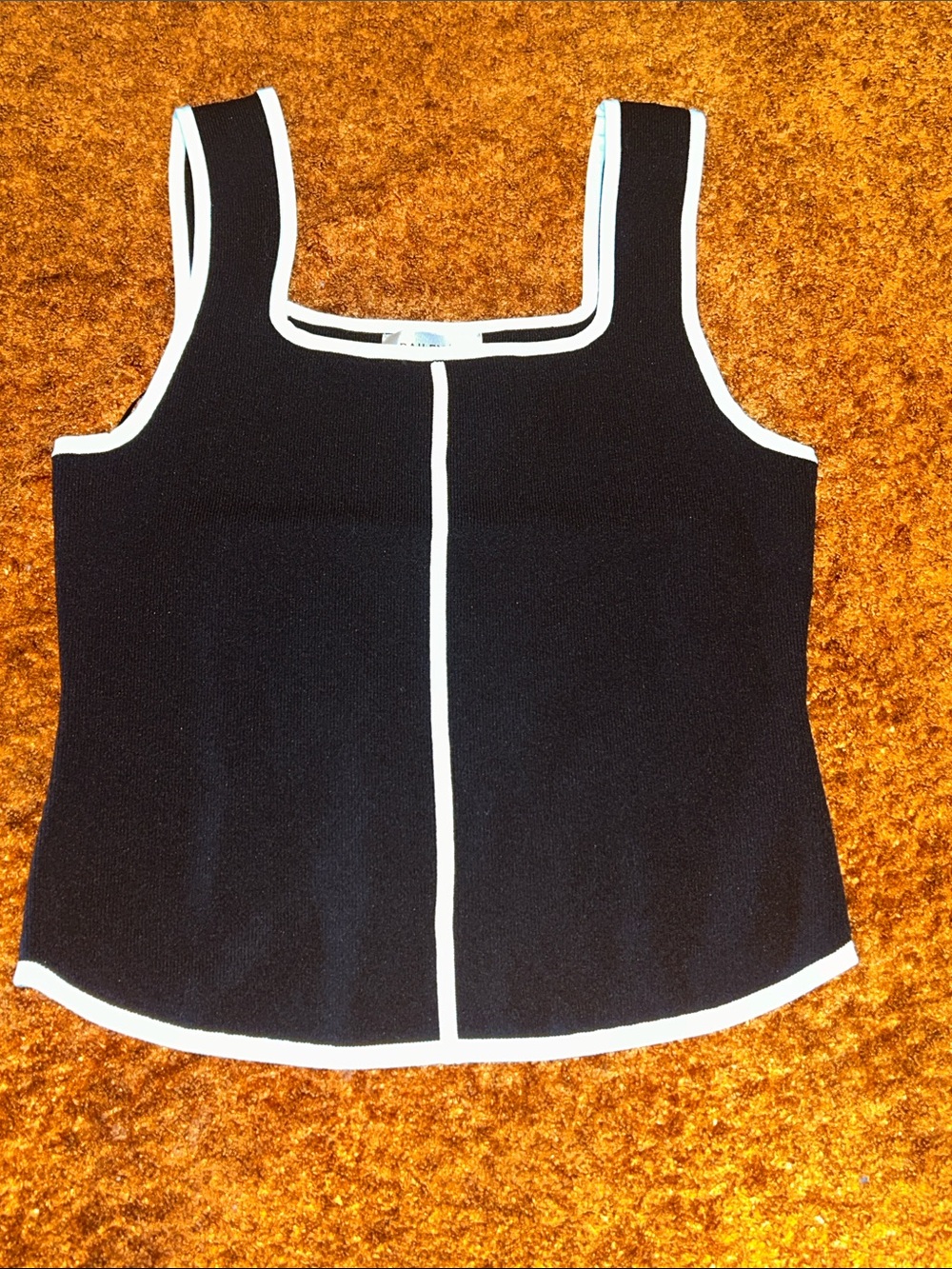 Bailey 44 Black Tank with White Trim
